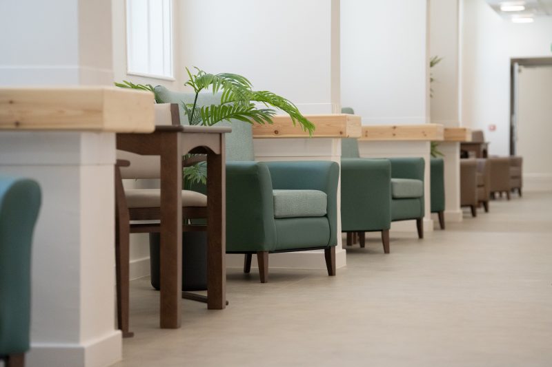 Commercial Refurbishment - Hallway Seating